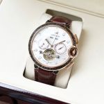 Ballon Bleu De Cartier 44*12mm Men 316L Steel Black/White/Yellow Face Watch